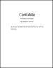 Cantabile for Oboe and Piano